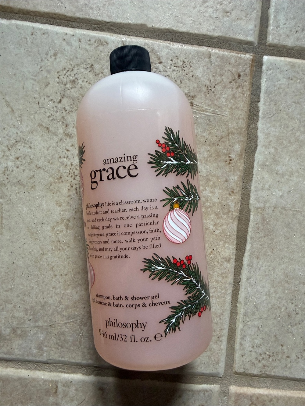 philosophy Amazing Grace shower gel - 32 fl oz (pump included)